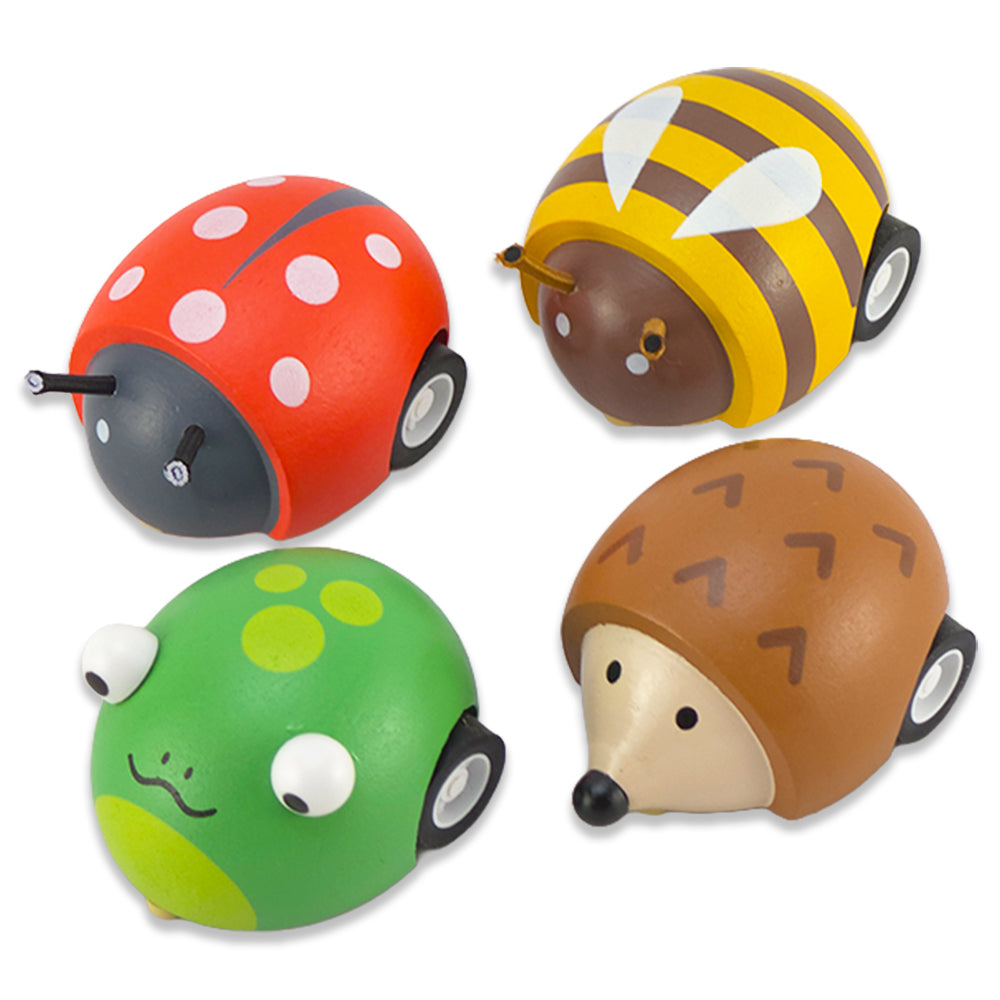Wooden Pull Back Toy | Single | Little Gift | Cracker Filler | 18m+