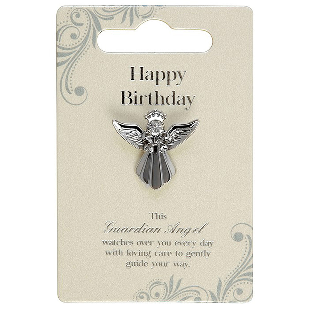 Happy Birthday | Guardian Angel Pin Badge | Mini Gift | Cracker Filler