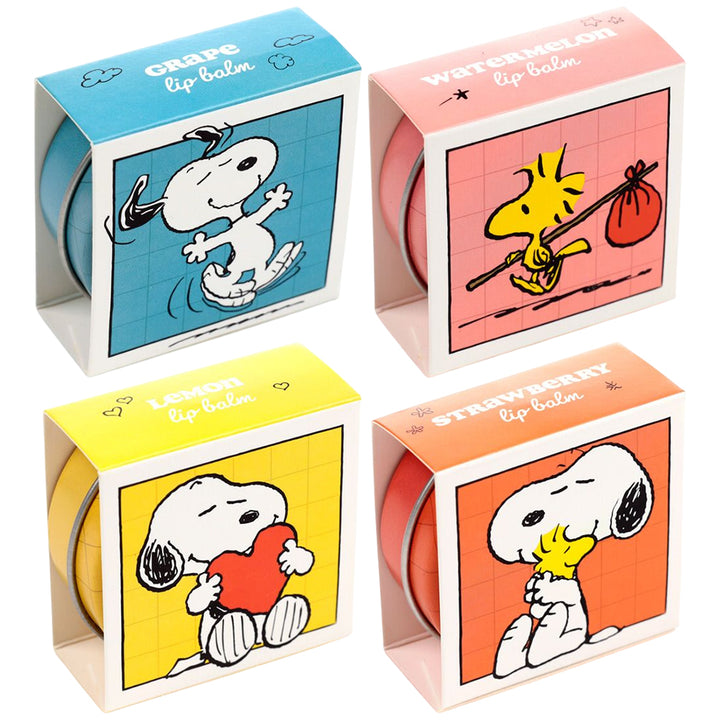 Peanuts Snoopy &amp; Woodstock Lip Balm Tin | Single | Little Gift | Cracker Filler
