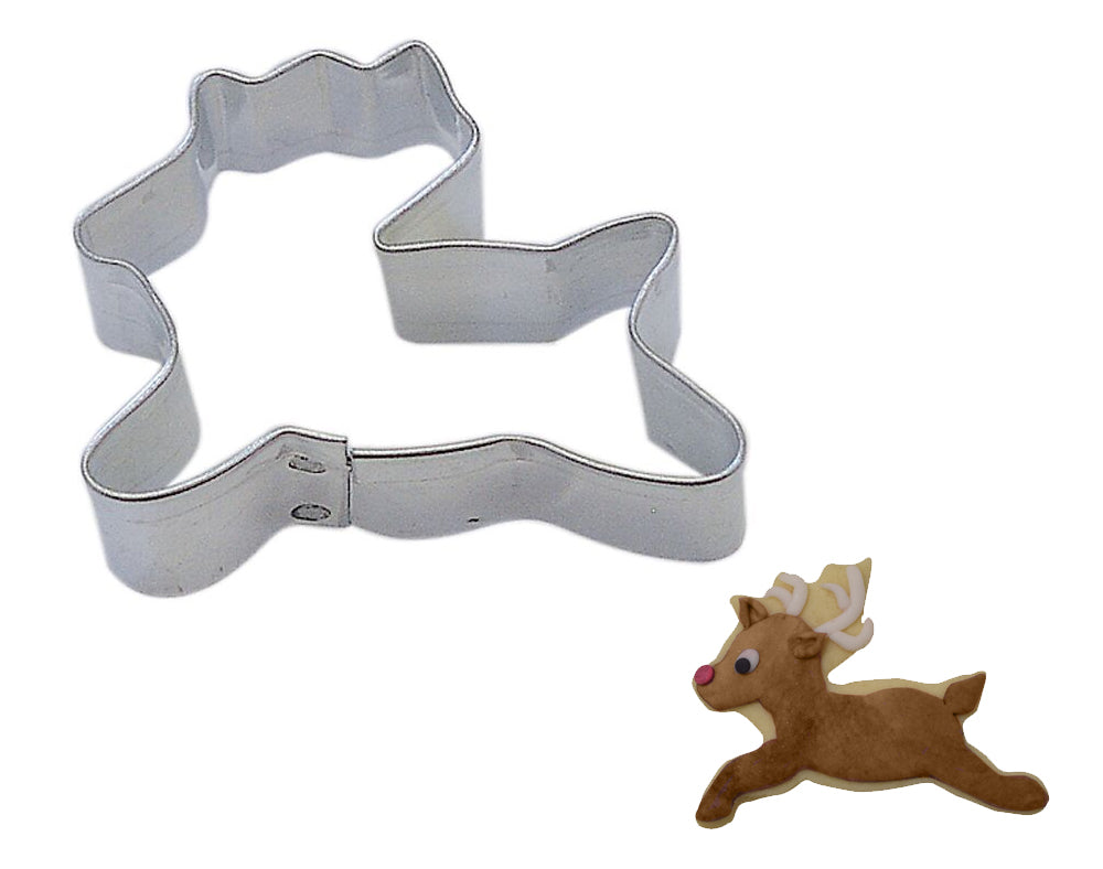 Christmas Reindeer Mini Cookie Cutter - Cracker Filler Gift