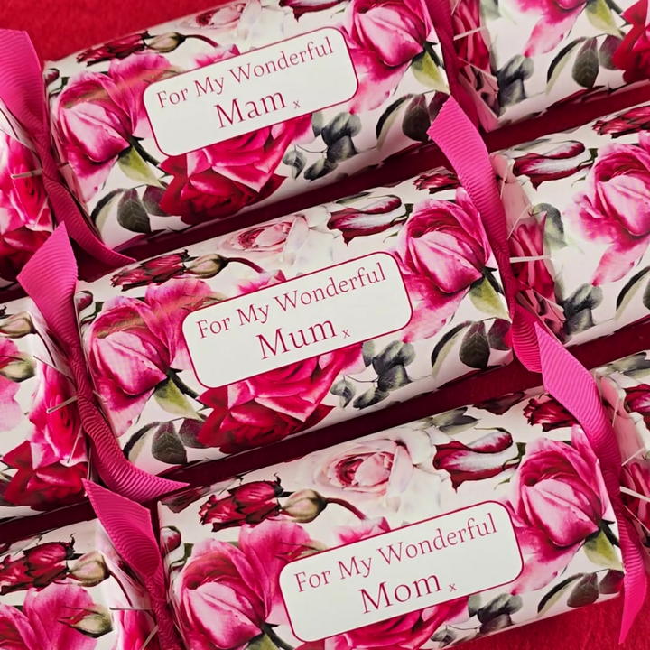 For My Wonderful Mam | Mother's Day Cracker Craft Kit | Perfect Rose | Single