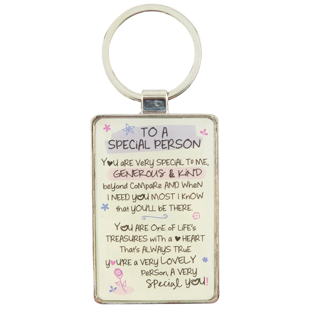 Special Person Verse | Metal Keyring | Little Gift | Cracker Filler