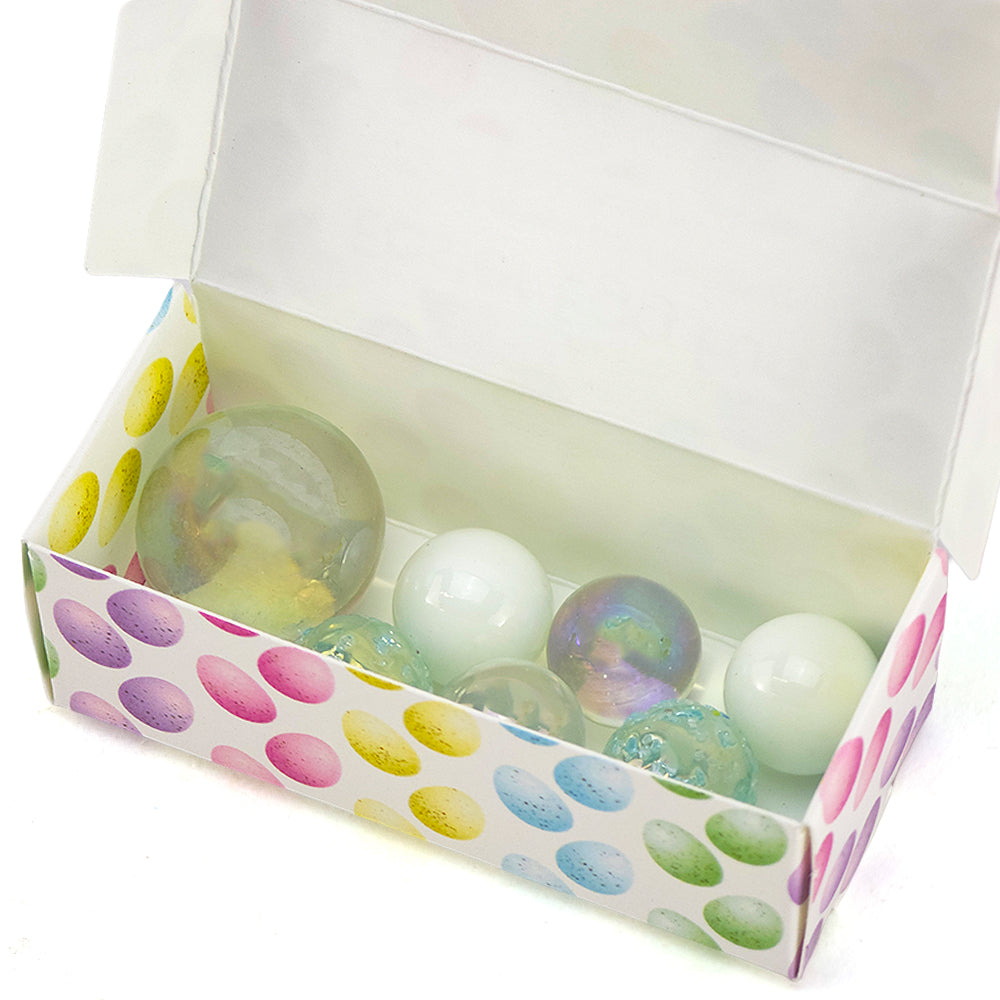 Pastel Speckled Eggs | Mini Box of Marbles | Cracker Filler | Little Easter Gift
