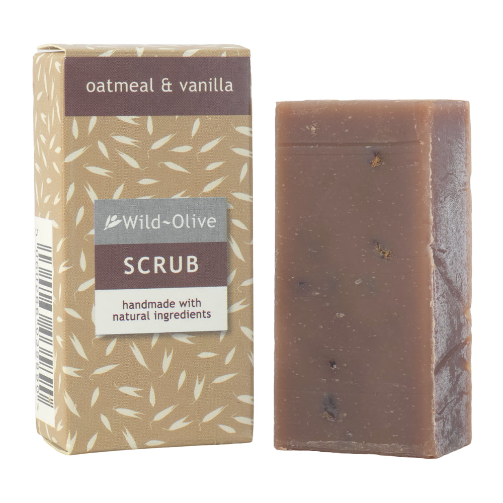 Oatmeal & Vanilla Scrub | 50g Soap Bar | Mini Gift | Cracker Filler