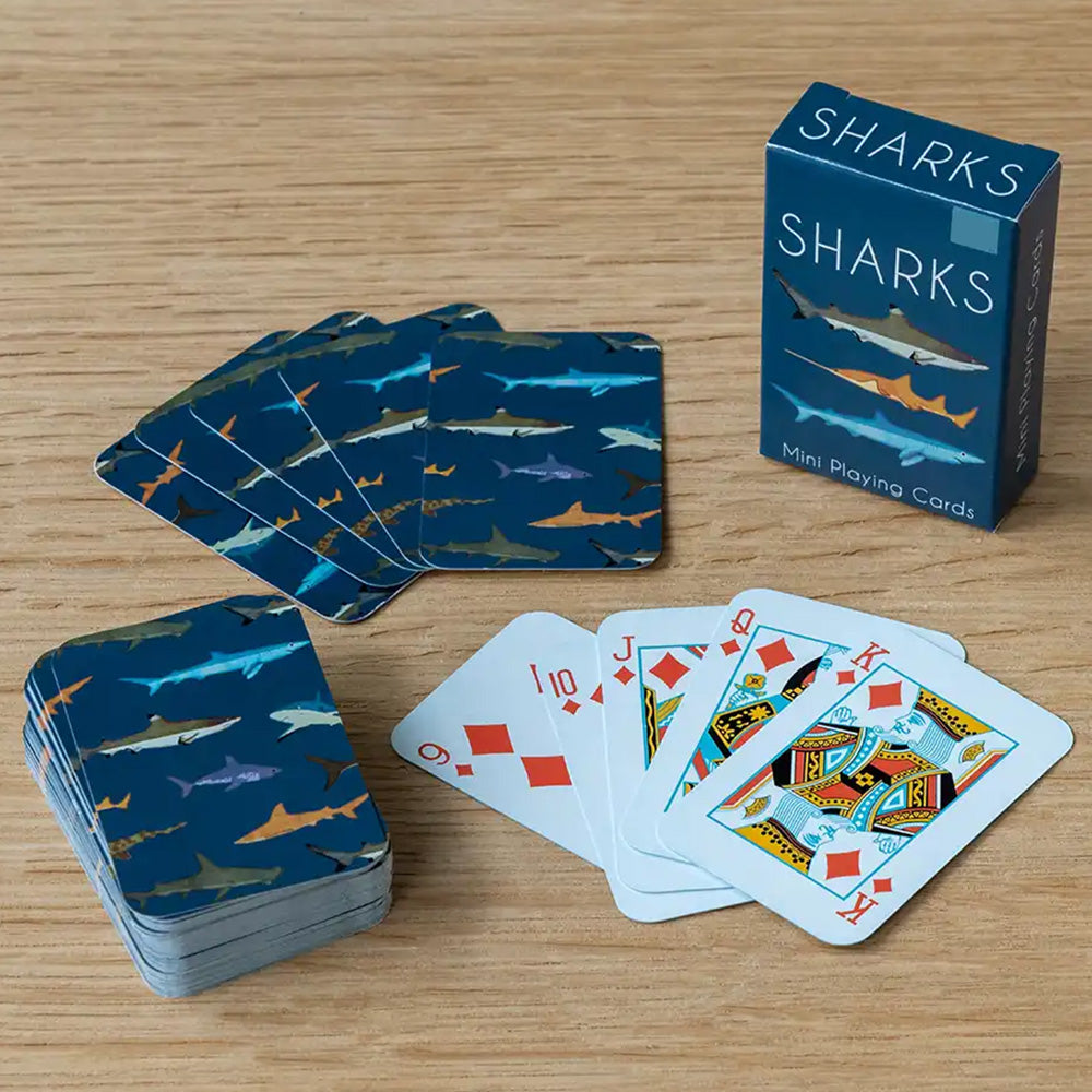 Sharks | Kids Mini Playing Cards | Little Gift | Cracker Filler