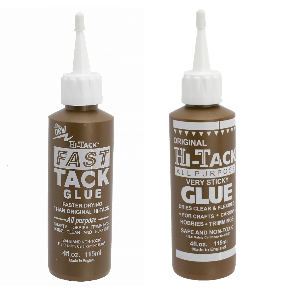 Fast-Tack or Hi-Tack Very Sticky PVA Glue | Craft Adhesives | Choice of Size