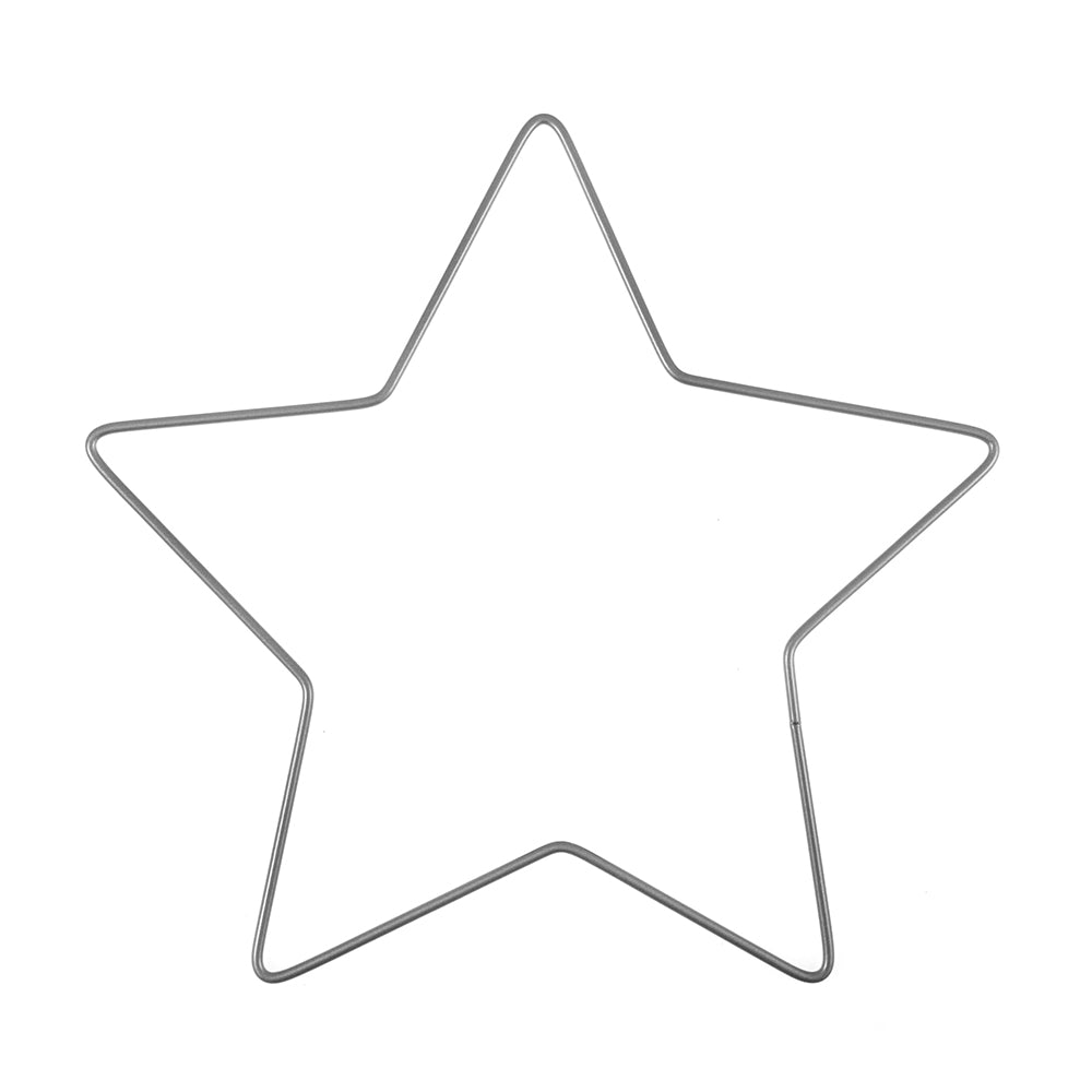 Metal Christmas Star | 20 or 25cm | Gold or Silver | Crafts &amp; Floristry Projects