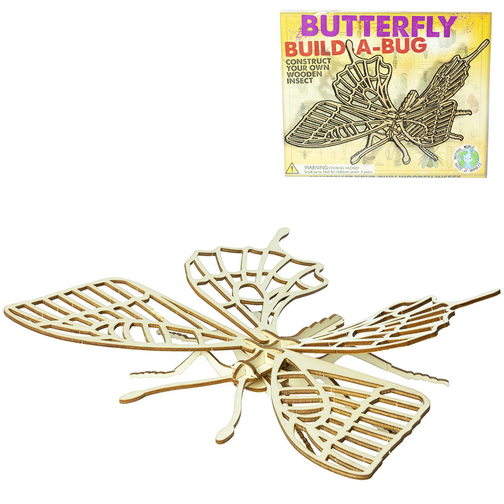 Butterfly | Wooden Construction Kit for Kids | No Glue | Crafty Gift Idea