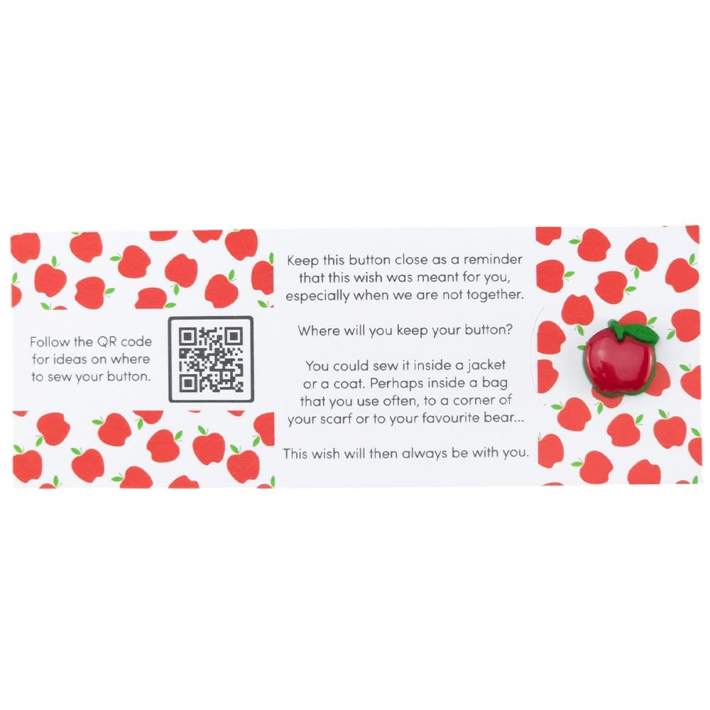 Thank You For Being A Great Teacher | Button Wishes Sew On Token | Little Gift