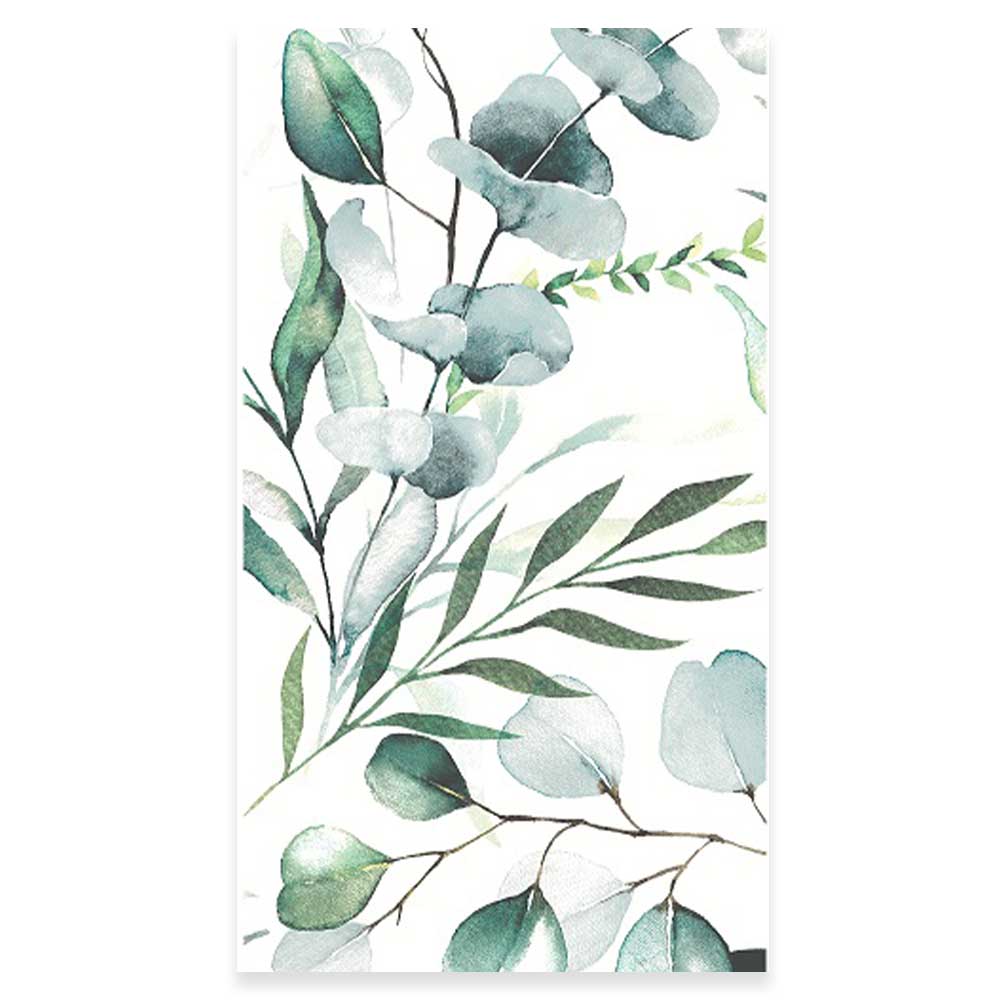 Eucalyptus | Slim Folded paper Napkins | 33cm x 40cm | 15 Pack