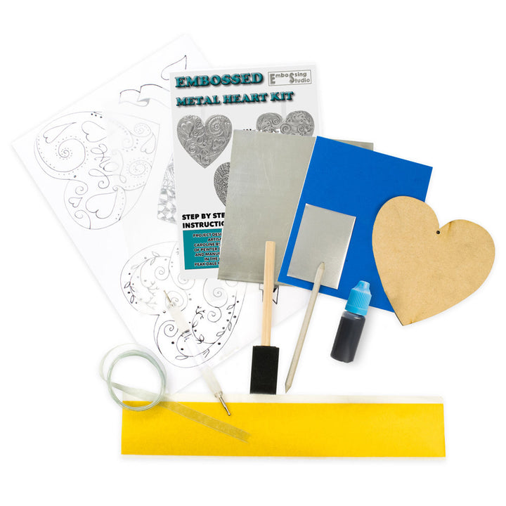Hanging Heart | Metal Embossing Starter Craft Kit - DAMAGED BOX