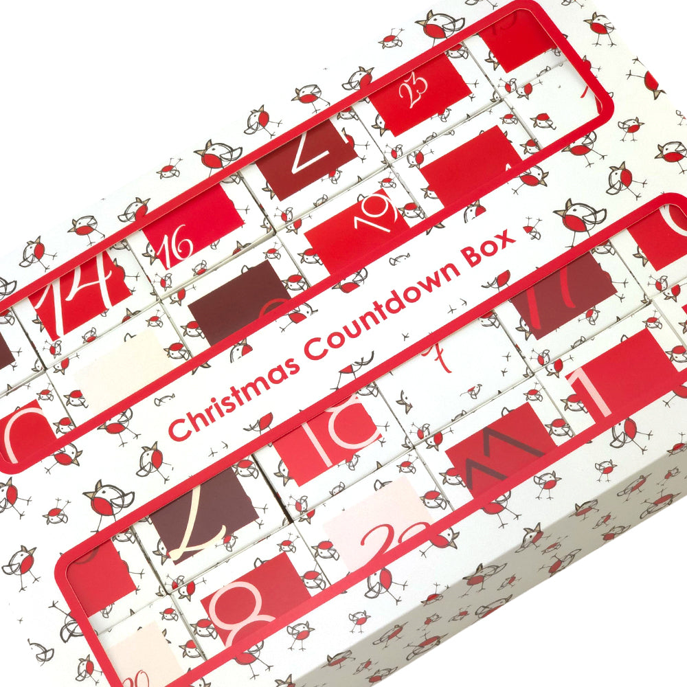 Advent Calendar Making Kit | 24 Cube Boxes & Outer Box | Chirpy Robin