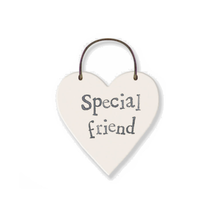 Special Friend - Mini Wooden Hanging Heart - Cracker Filler Gift