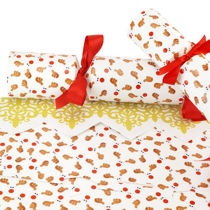 Cheeky Rudolph | Christmas Cracker Making Craft Kit | Make &amp; Fill Your Own