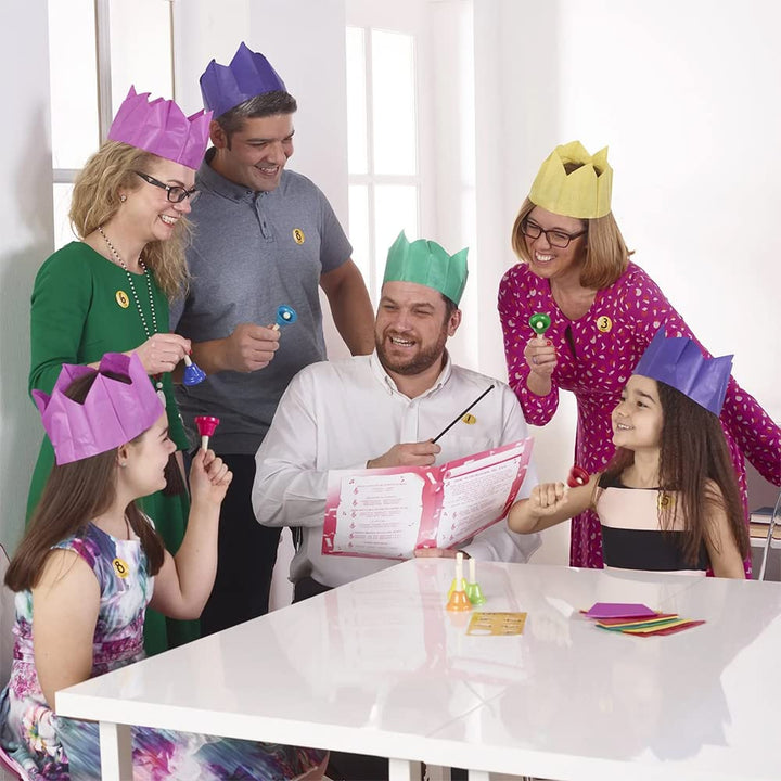 8 Large Premium Christmas Music Crackers | With Bells &amp; Music Sheets | Ready Made
