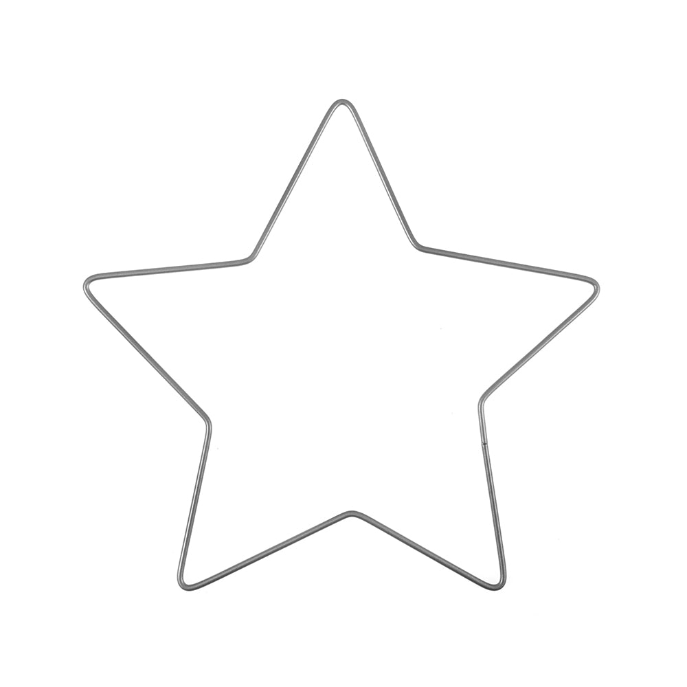 Metal Christmas Star | 20 or 25cm | Gold or Silver | Crafts &amp; Floristry Projects