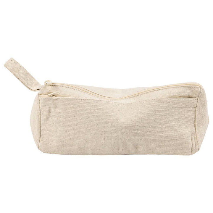 100% Cotton Triangular Pencil Case | Single | Textile &amp; Fabric Painting | 22x8cm