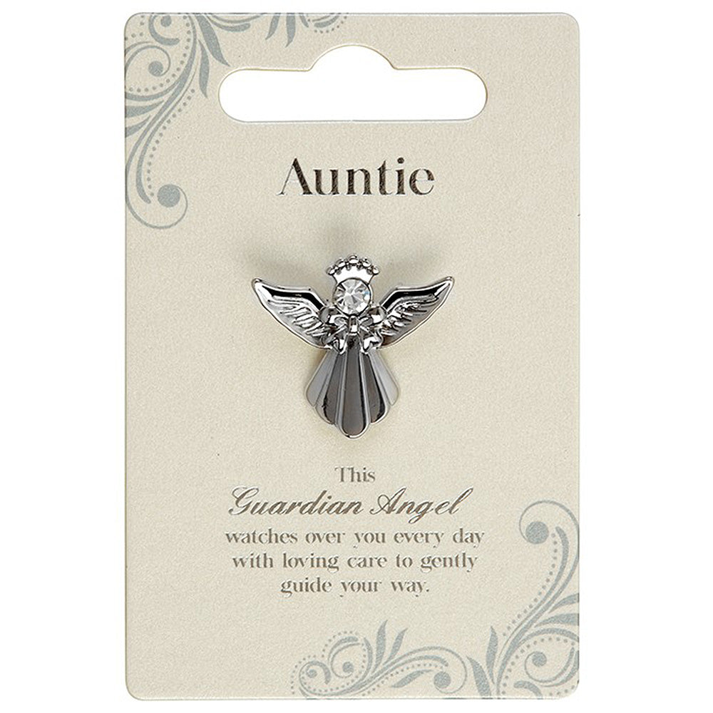 Auntie | Guardian Angel Pin Badge | Mini Gift | Cracker Filler