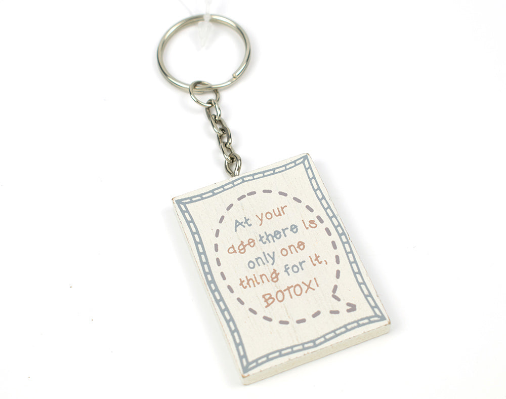 Botox! Middle Aged Keyring - Cracker Filler Gift