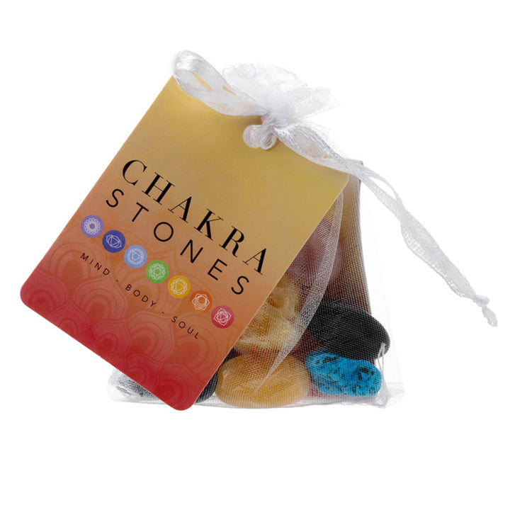 Little Bag of 7 Chakra Stones | Mindfulness | Mini Gift | Cracker Filler