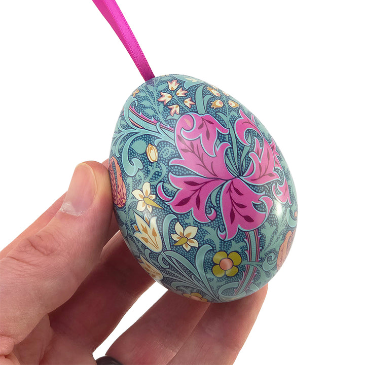 William Morris | Fillable Easter Two-Part Hanging Tinware Eggs
