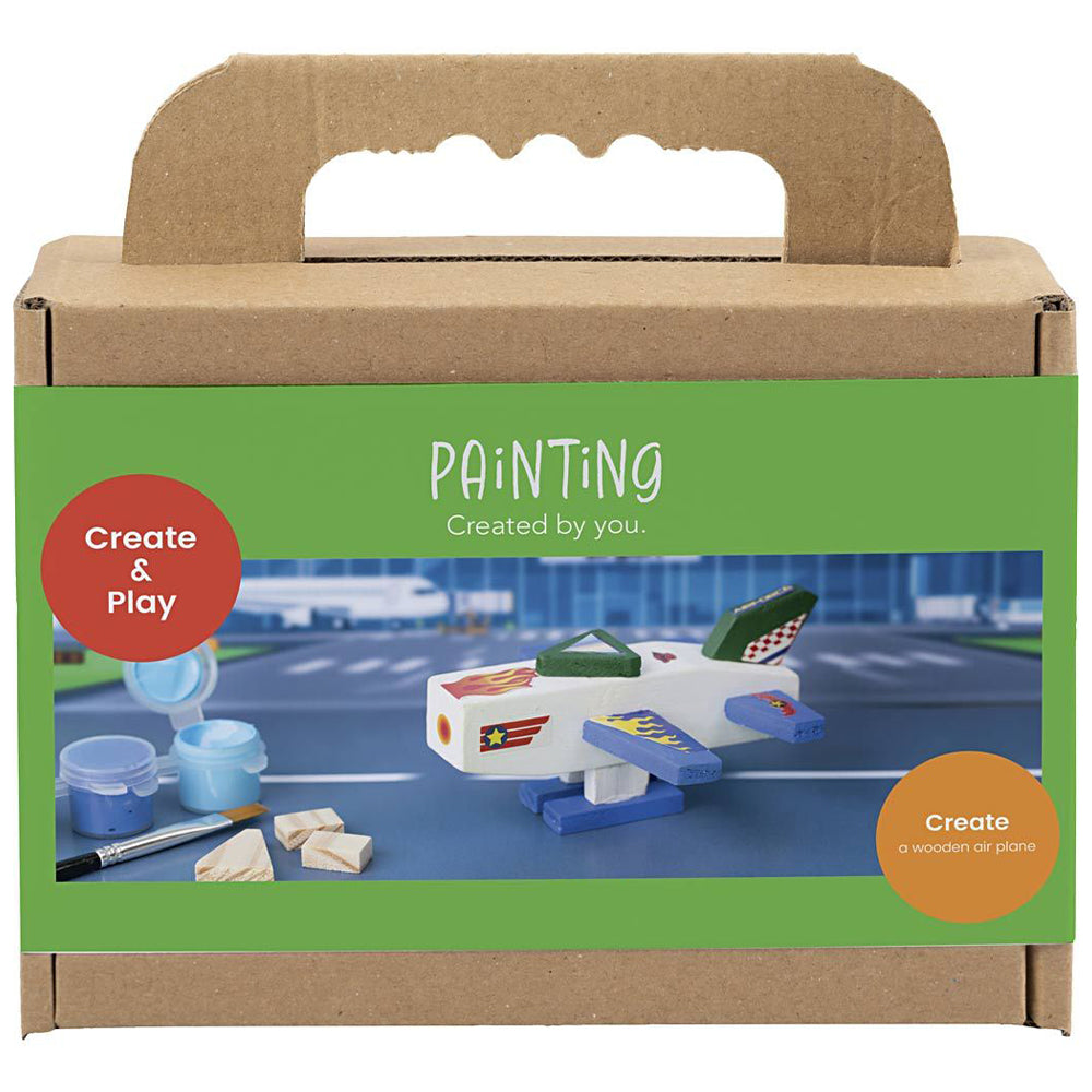 Airplane | Complete Painting Kit | Craft Kit for Kids
