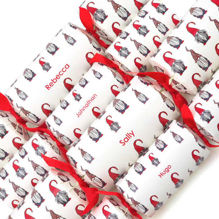 Personalised Cracker Making Craft Kit | Nordic Gonk | Makes 4 or 6 Crackers