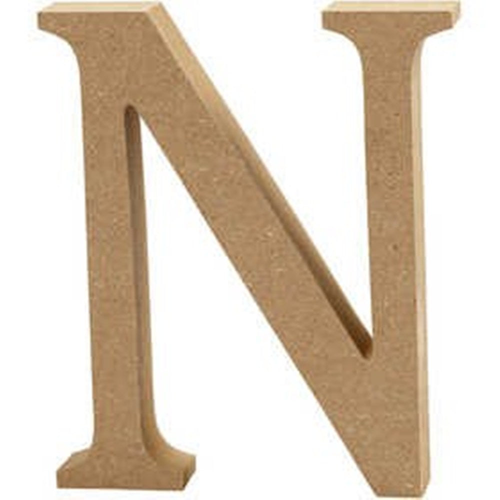 Medium 8cm Wooden MDF Letters, Numbers & Symbols | Wood Shapes for Crafts