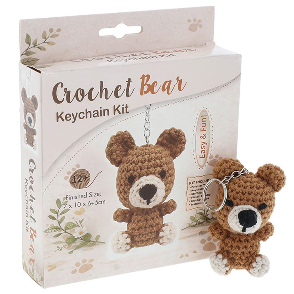 Bear Keyring | Complete Beginners Crochet Kit