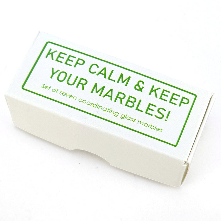 Keep Calm & Keep Your Marbles! | Mini Marble Box for Grown Ups | Cracker Filler
