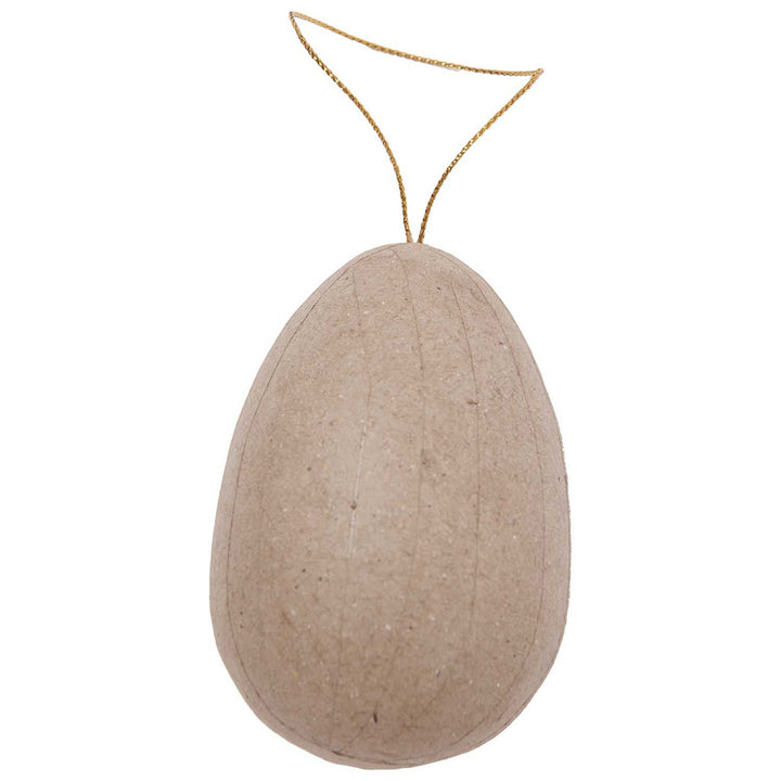 Paper Mache Hanging Easter Egg | Craft Base | 6 or 8cm Tall | Single