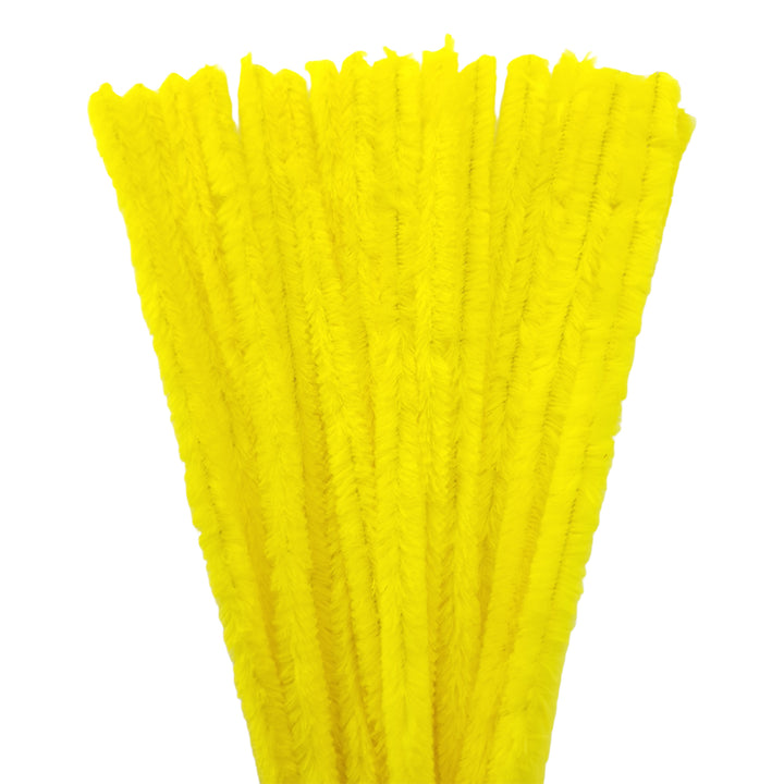 15Pk 15mm Single Colour Packs Chunky Chenille Stems Craft Pipe Cleaners