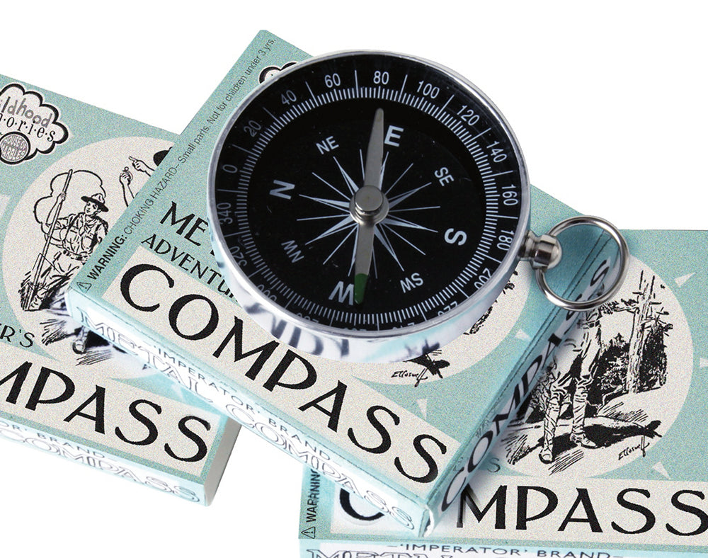 Traditional Metal Compass Toy - Cracker Filler Gift