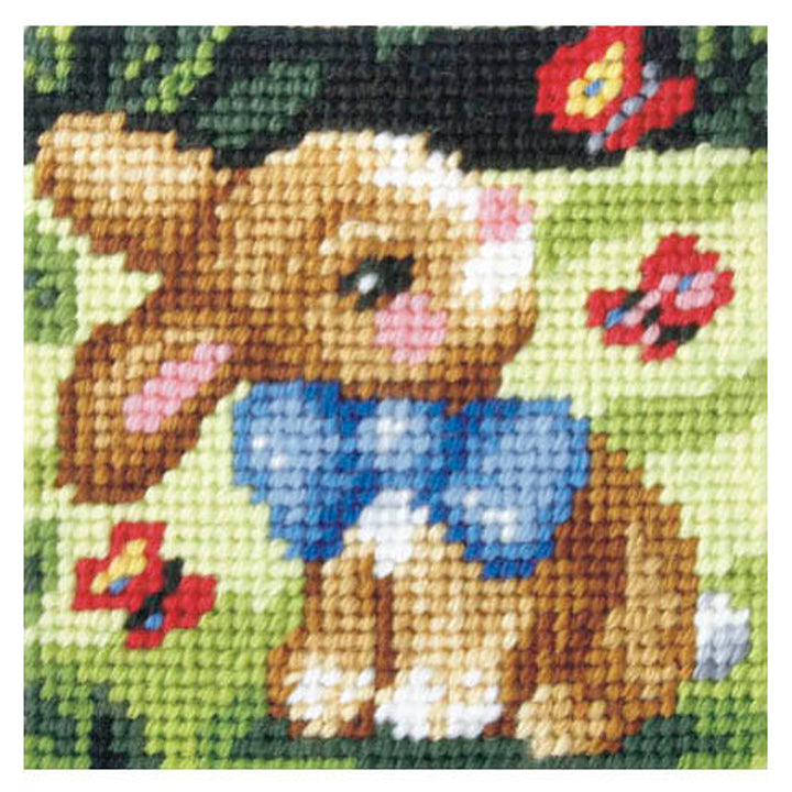 My First Embroidery Kit for Kids | Cute Bunny | 16.5cm