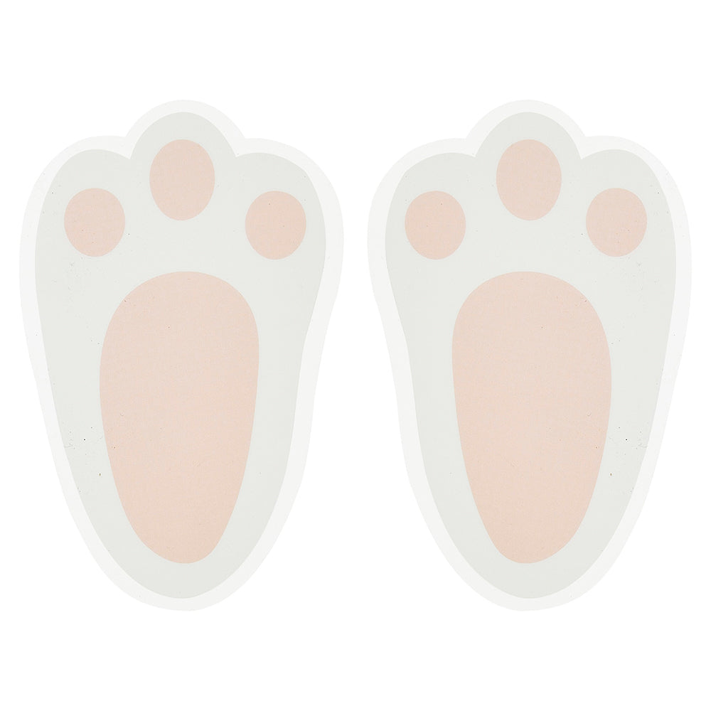 Easter Bunny Footprint Floor Stickers | Egg Hunts &amp; Easter Parties