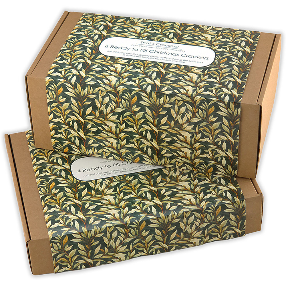 Midnight Mistletoe | 4 or 6 Ready to Fill Christmas Crackers | Just Add Gifts