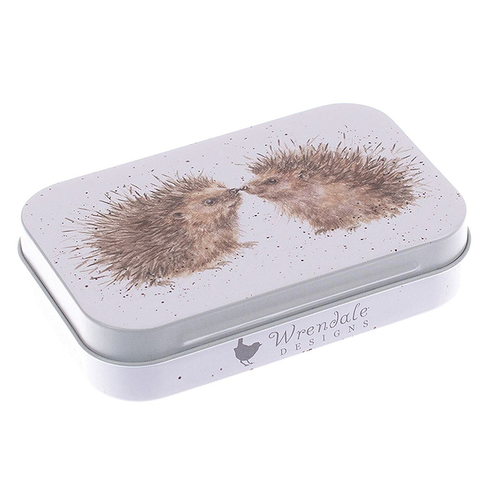 9cm Wrendale Lidded Tin Hedgehog Design | Cracker Filler Gift