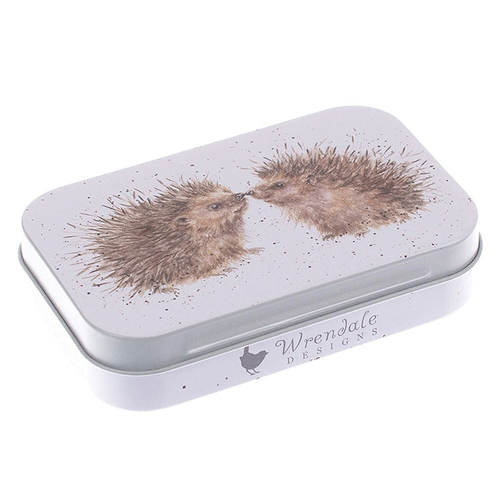 9cm Wrendale Lidded Tin Hedgehog Design | Cracker Filler Gift