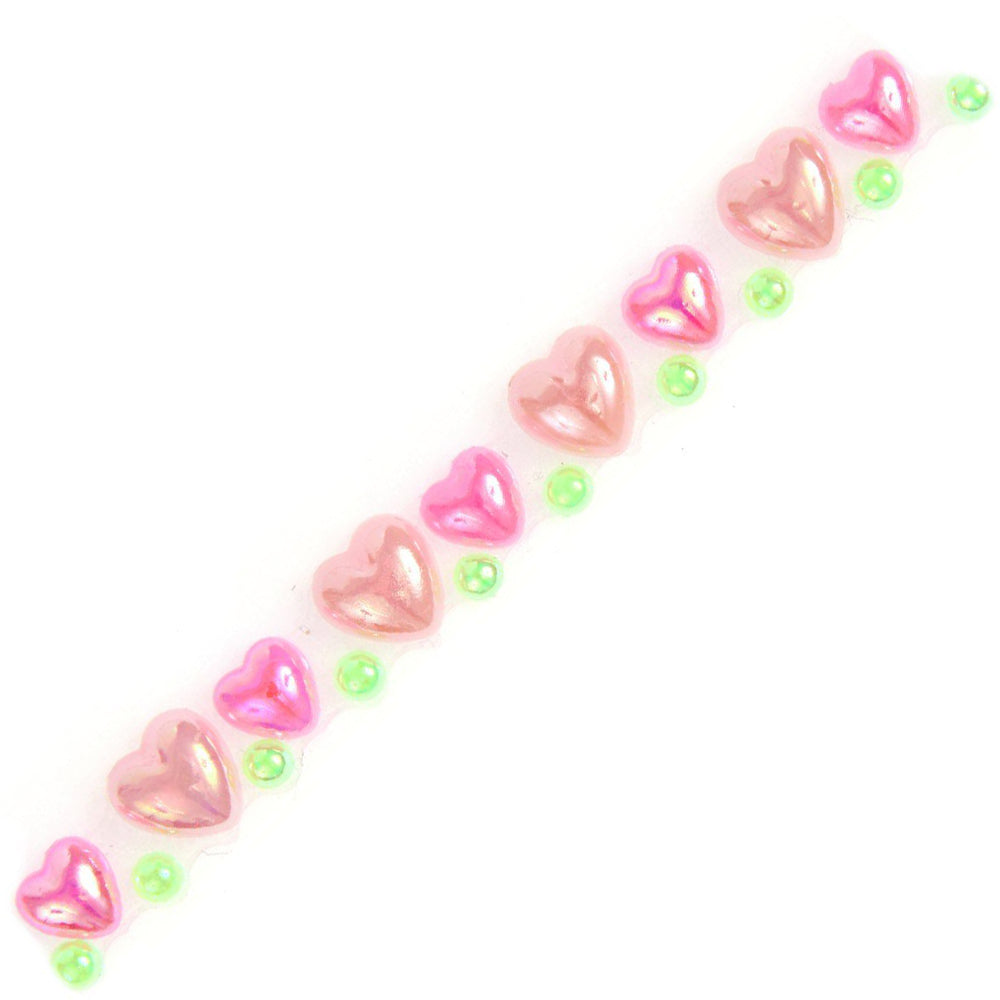 50cm Tape of Pearly Beads | Strip of Stickers for Papercrafts