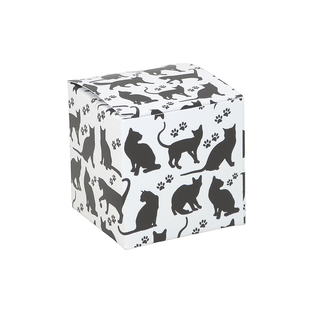 Cat Silhouettes | Mini Gift Box | 5cm Cube | 6 Boxes