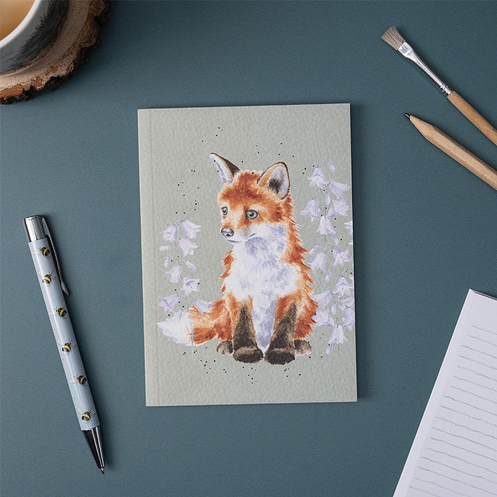 Contemplating Fox | A6 Notebook | Wrendale Designs
