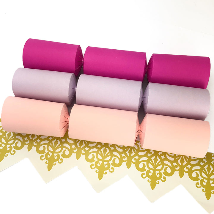 Shades of Pink | Bulk Craft Kits to Make 150 Crackers | Recyclable
