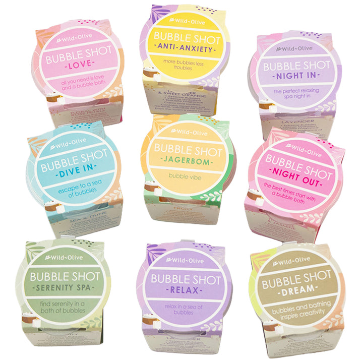 Scented Bubble Shot | Bath Bomb | Pick a Scent | Mini Gift | Cracker Filler