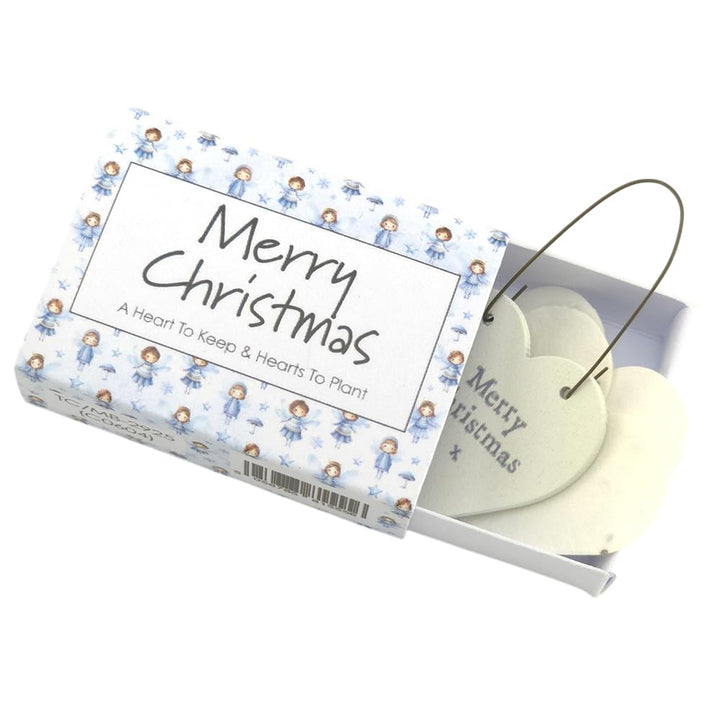 Winter Fairies | Christmas Hearts to Keep &amp; Plant | Cracker Filler | Little Gift