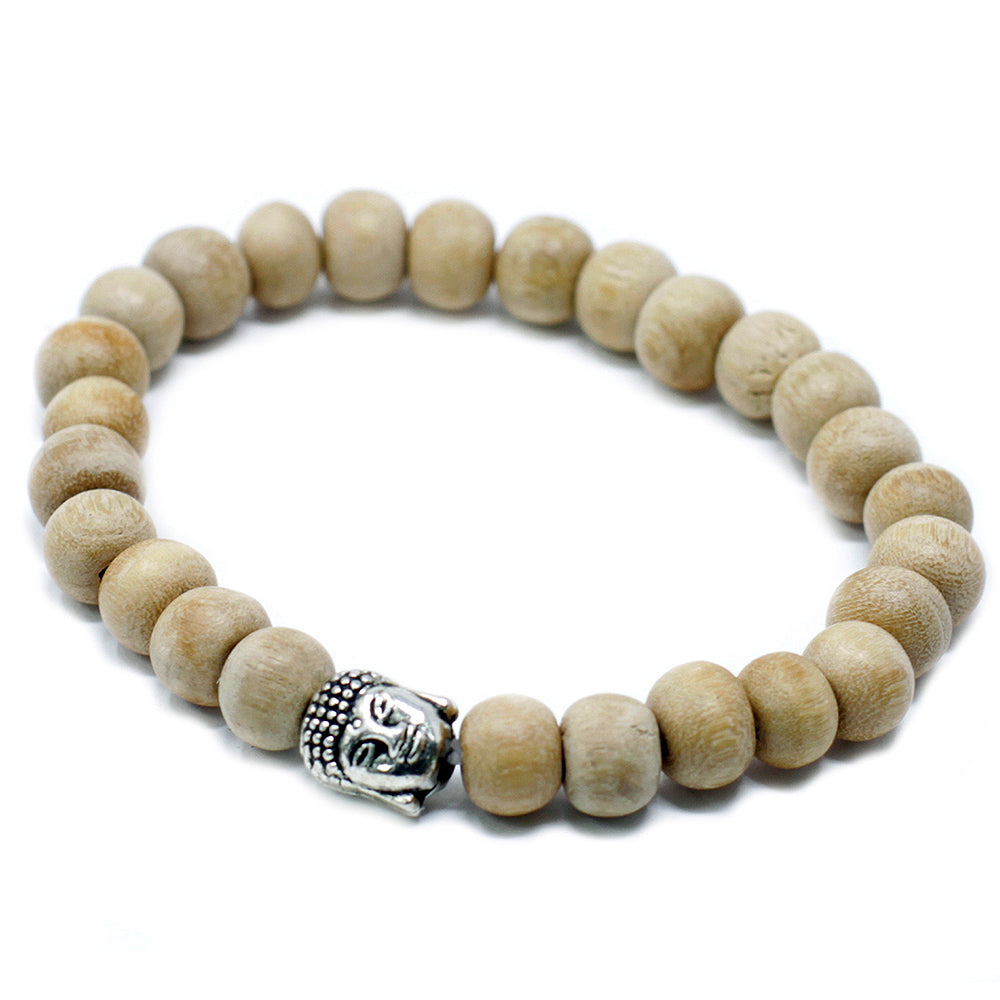 Sandalwood Beads & Buddha Bracelet | Mini Gift | Cracker Filler