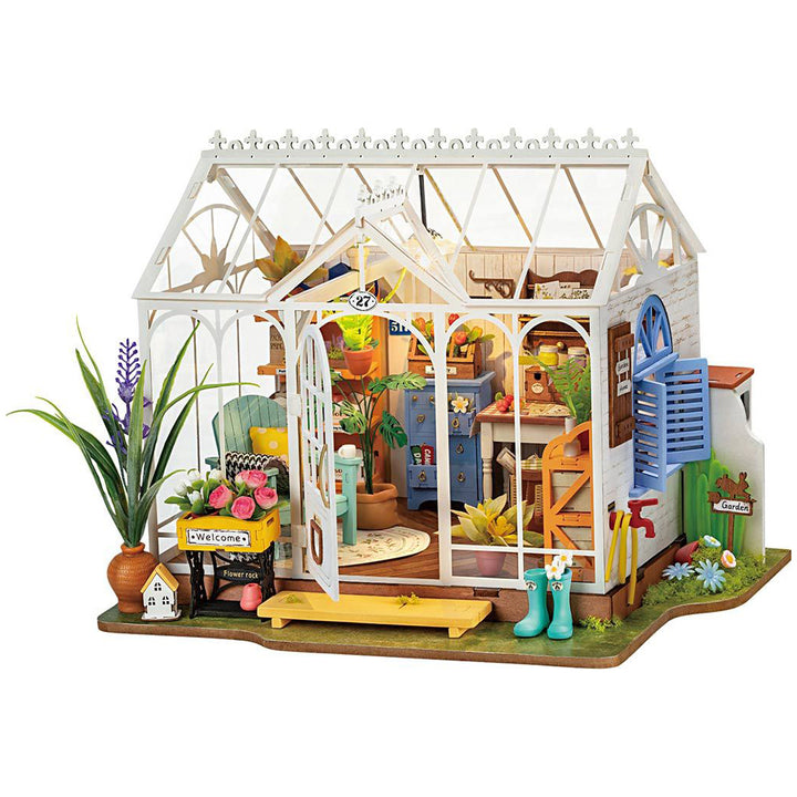 Greenhouse Room Luxury Miniature DIY Kit | Craft Kit 14+ &amp; Adults