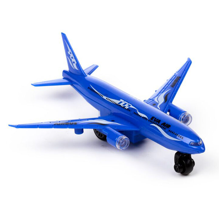 Jet Plane Light &amp; Sound Friction Pull Back Action Toy | Single | Little Gift