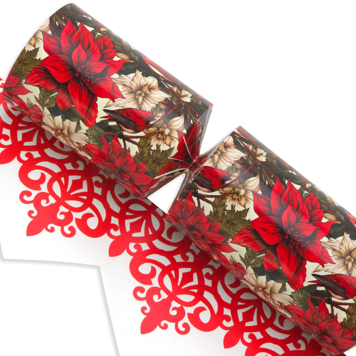 Christmas Poinsettia | William Morris | Cracker Making Craft Kit | Craft Kit