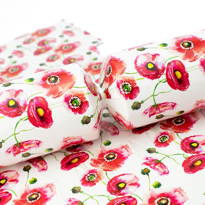 Watercolour Poppy | Cracker Making Craft Kit | Make &amp; Fill Your Own