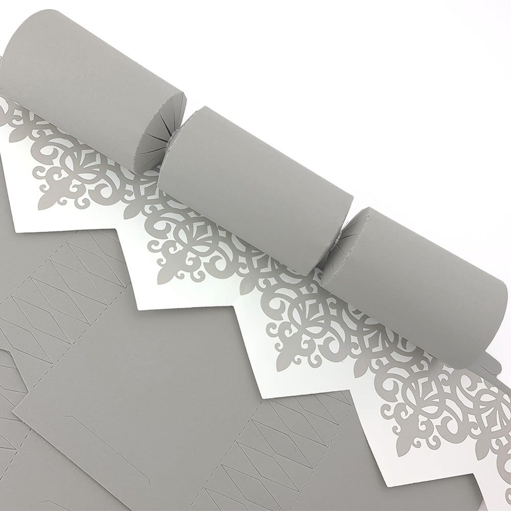 Silver Grey | Premium Cracker Making DIY Craft Kits | Make Your Own | Eco Recyclable